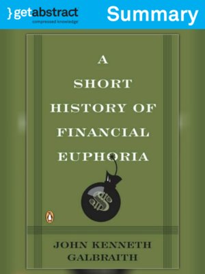 cover image of A Short History of Financial Euphoria (Summary)
